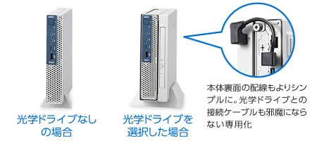 【画像】スリムな光学ドライブセットモデルイメージ