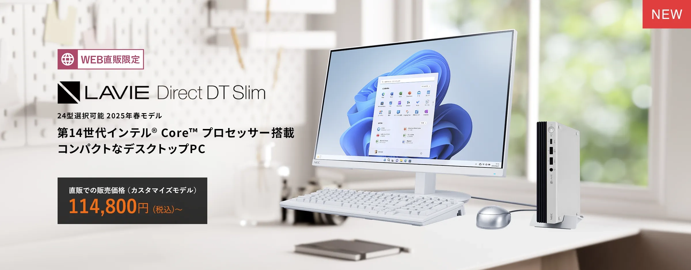 2025年春モデル LAVIE Direct DT Slim 24型ワイド選択可能