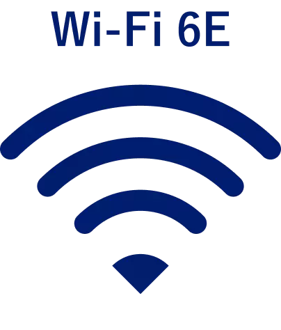 高速な通信を可能にするWi-Fi 6Eに対応