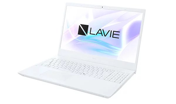 爽やかなホワイトカラーが特徴的な「LAVIE Direct N15」