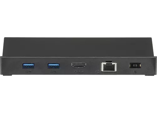 拡張クレードル[PC-VP-TS14]の背面からの写真